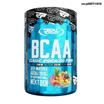 REAL PHARM BCAA 2:1:1 400G - FRUIT PUNCH