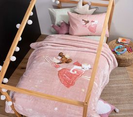 Παιδικη Κουβερτα Μονη Princess At Home 160Χ220 Pink