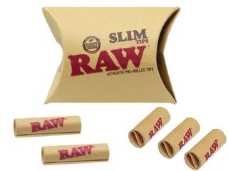 Τζιβάνα Raw Tips SLIM Prerolled προτυλιγμένη σετ με 21 τζιβάνες 716165287896
