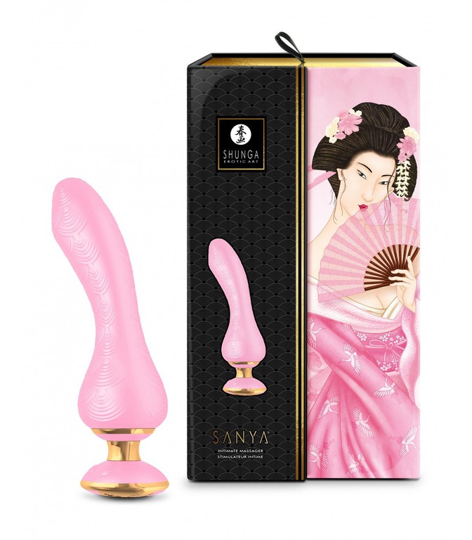 SHUNGA VIBRATOR MASSAGER SANYA USB PINK