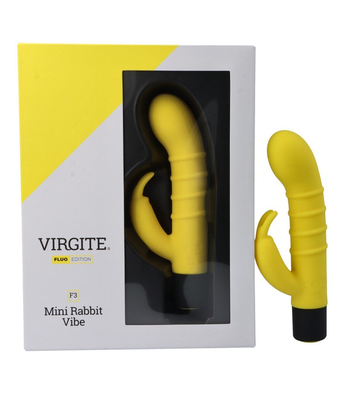 FLUO SILICONE RECHARGEABLE RABBIT VIBRATOR