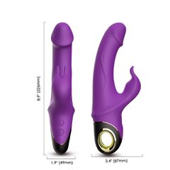 Rabbit Vibrator Meteror purple-thumb-3