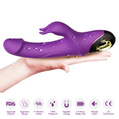 Rabbit Vibrator Meteror purple-thumb-10