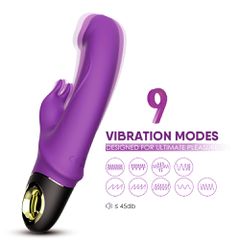 Rabbit Vibrator Meteror purple-thumb-2