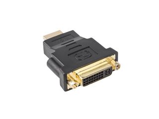 Lanberg AD-0014-BK cable gender changer HDMI DVI-D (F) (24 + 5) Black