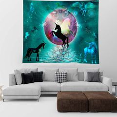 Υφασμάτινη Ταπισερί (Πάντα) 180x150 cm Unicorn Universe Ταπισερί Τοίχου