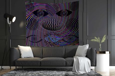 Υφασμάτινη Ταπισερί (Πάντα) 230x150 cm Optical Illusion Ikarios Ταπισερί Τοίχου