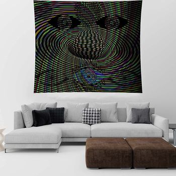 Υφασμάτινη Πάντα 230x150 cm Optical Illusion Alkaeus Ταπισερί Τοίχου