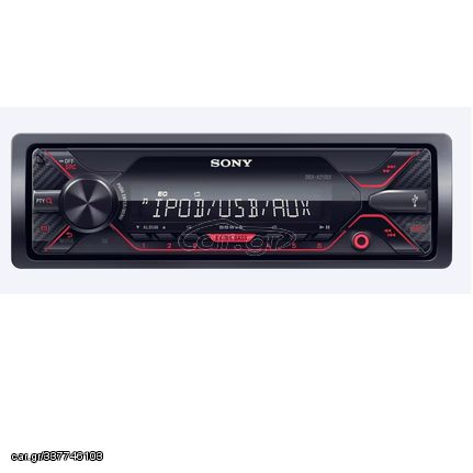 Ηχοσύστημα Αυτοκινήτου Sony DSX-A210UI Universal 1DIN (USB/AUX) Ισχύος 4x55 Watt Με Κόκκινο Φωτισμό