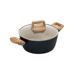 Estia 01-10201 Earth Βαθιά Κατσαρόλα από Αλουμίνιο 2.3lt / 20cm