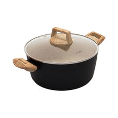 Estia 01-10218 Earth Βαθιά Κατσαρόλα από Αλουμίνιο 4.3lt / 24cm