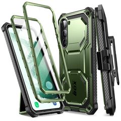 SUPCASE® ArmorBox 360° Full Cover για Samsung Galaxy S23+ Plus: Ανθεκτικό Πλαστικό με Κλιπ Ζώνης, Πιστοποίηση Αντοχής MIL-STD 810G-516.6 - [x2.Σετ Προσόψεις Οθόνης] - Guldan