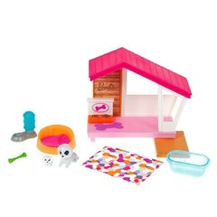 Barbie - Mini Dog House w/Pets Playset (GRG78) / Toys