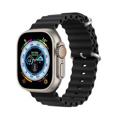 Λουράκι Dux Ducis OceanWave Strap για Apple Watch 2/3/4/5/6/7/8 (41mm/ 40mm /38mm) μαύρο