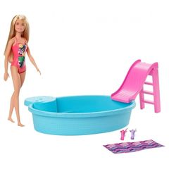 Barbie - Doll and Pool Playset (GHL91) / Toys