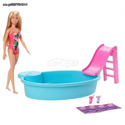 Barbie - Doll and Pool Playset (GHL91) / Toys