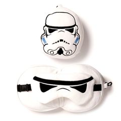 Resteazzz Star Wars Stormtrooper travel pillow eye mask