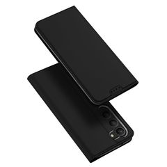 Θήκη Samsung Galaxy S23 Plus Dux Ducis Skin Pro Series με βάση στήριξης, υποδοχή καρτών και μαγνητικό κούμπωμα Flip Wallet από συνθετικό δέρμα και TPU μαύρο