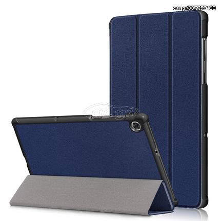 Θήκη Tri-Fold Flip Cover για Lenovo Tab M10 FHD Plus (2nd Gen) 10.3" TPU με ενισχυμένες γωνίες σε χρώμα μπλε