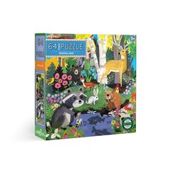 EEBOO - Puzzle 64 pcs - Woodland - (EPZWDL) / Toys