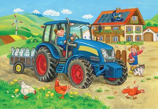 Ravensburger - Hard At Work 2x12p - 07616-thumb-2
