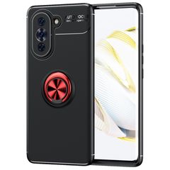 Θήκη Huawei Nova 10 Pro OEM Magnetic Ring Kickstand / Μαγνητικό δαχτυλίδι / Βάση στήριξης TPU μαύρο / κόκκινο