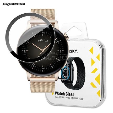 Wozinsky Watch Glass Hybrid Glass for Huawei Watch GT 3 46 mm Black