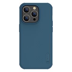 Θήκη iPhone 14 Pro Max NiLLkin Super Frosted Shield Pro MagSafe Series Πλάτη από Premium σκληρό TPU μπλε
