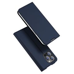 Θήκη iPhone 14 Pro Max Dux Ducis Skin Pro Series με βάση στήριξης, υποδοχή καρτών και μαγνητικό κούμπωμα Flip Wallet από συνθετικό δέρμα και TPU μπλε
