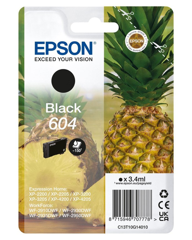 Epson - T604 Black Ink Cartridge / Computers