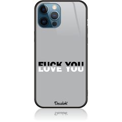 Θήκη για iPhone 12 Pro Max Fuck You or Love You - Tempered Glass