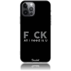Θήκη για iPhone 12 Pro F_ck All I Need Is U - Soft TPU