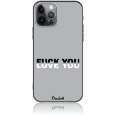 Θήκη για iPhone 12 Pro Fuck You or Love You - Soft TPU