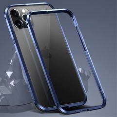 Θήκη iPhone 12 / 12 Pro OEM Le-Lock Series Προστατευτικό Premium Μεταλλικό bumper μπλε