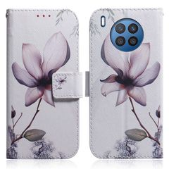 Θήκη Huawei Nova 8i / Honor 50 Lite OEM Rare Flower με βάση στήριξης, υποδοχές καρτών και μαγνητικό κούμπωμα Flip Wallet από συνθετικό δέρμα και TPU