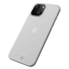 Θήκη iPhone 13 Pro Max X-LEVEL Ultra Thin 0.4mm Matte Premium Πλάτη TPU με Camera Protection Raised lips - λευκό πάγου