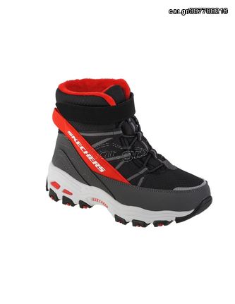 Skechers Παιδικές Μπότες Μαύρες 660092L-BKRD