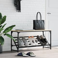 Παπουτσοθήκη Sonoma Δρυς 90 x 30 x 45 εκ. Επεξεργασμένο Ξύλο 833419