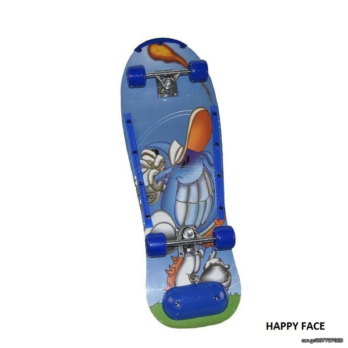 Skateboard -Waveboard 2024 ΑΘΛΟΠΑΙΔΙΑ 3K 2004 HAPPY FACE