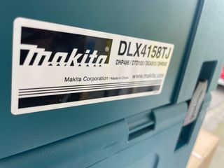 Makita Σετ Γωνιακός Τροχός & Δραπανοκατσάβιδο & Μπουλονόκλειδο & Πιστολέτο 18V με 3 Μπαταρίες-thumb-7