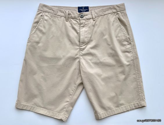 AMERICAN EAGLE Aνδρική Bερμούδα Μπεζ - Size W31