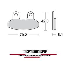 ΜΕΤΑΛΛΙΚΑ ΤΑΚΑΚΙΑ  CK-9H SINTER METAL PADS CK-9H TBR963