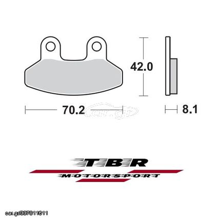 ΜΕΤΑΛΛΙΚΑ ΤΑΚΑΚΙΑ  CK-9H SINTER METAL PADS CK-9H TBR963