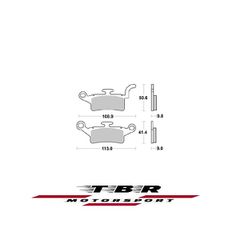 Τακακια Εμπρος 961 Sintered CK-9 H Yamaha X Center 125