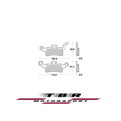 ΜΕΤΑΛΛΙΚΑ ΤΑΚΑΚΙΑ  CK-9H SINTER METAL PADS CK-9H TBR961