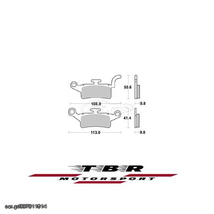 ΜΕΤΑΛΛΙΚΑ ΤΑΚΑΚΙΑ  CK-9H SINTER METAL PADS CK-9H TBR961