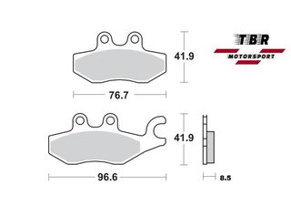 ΜΕΤΑΛΛΙΚΑ ΤΑΚΑΚΙΑ  CK-9H SINTER METAL PADS CK-9H TBR953