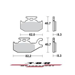 ΜΕΤΑΛΛΙΚΑ ΤΑΚΑΚΙΑ  CK-9H SINTER METAL PADS CK-9H TBR935