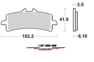 ΜΕΤΑΛΛΙΚΑ ΤΑΚΑΚΙΑ SINTER METAL PADS TBR930
