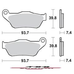 ΜΕΤΑΛΛΙΚΑ ΤΑΚΑΚΙΑ  CK-9H SINTER METAL PADS CK-9H TBR926